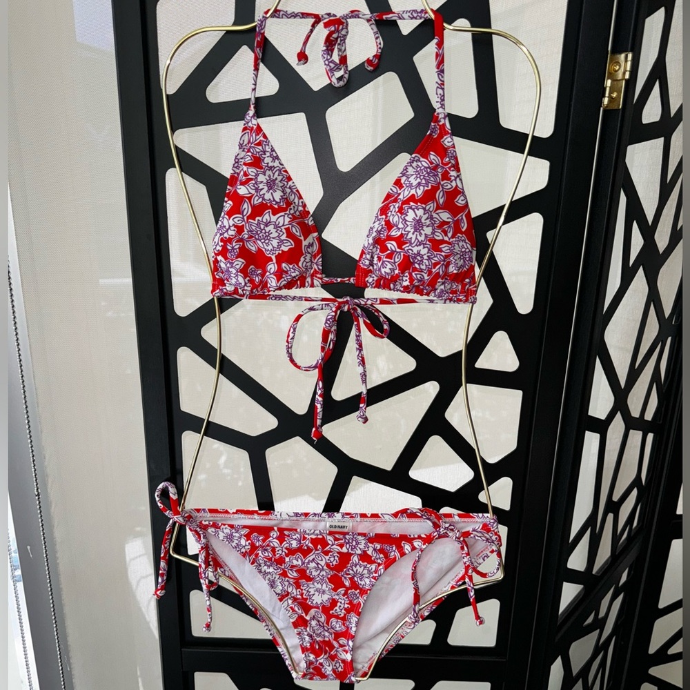 Floral 2 piece bikini set